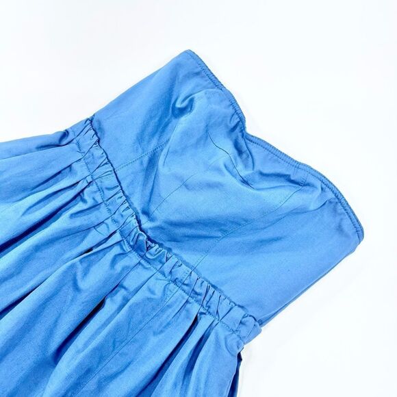 Marc by Marc Jacobs Kline pleased periwinkle blue strapless full skirt dress 10 - Picture 5 of 15